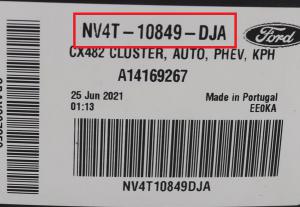 Ford - Mustang Mach-E vanaf 2020 Tellerpaneel reparatie